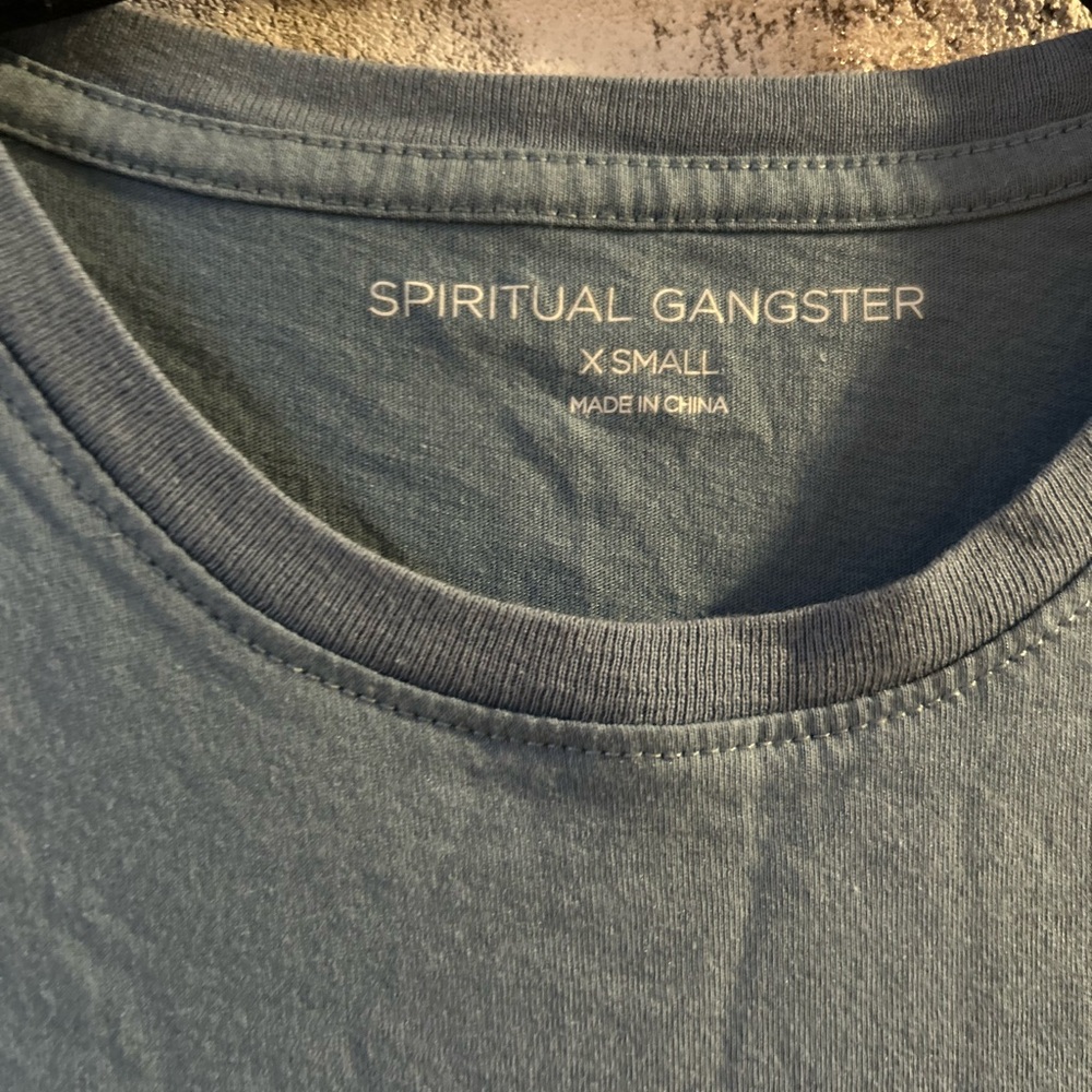 Spiritual Gangster Blue Muscle Tee Choose Print - Picture 3 of 3